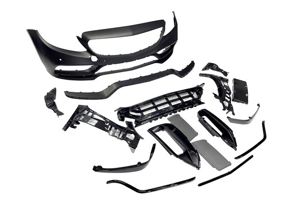 Paragolpes Delantero Mercedes W205 2014-2018 Coupe / 4P / SW look AMG C63