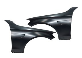 Aletas MERCEDES W205 2014-2021 4P/COUPE/ESTATE Look AMG Metal