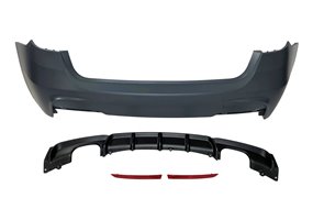 Paragolpes Trasero BMW F31 Look M Performance 2 Salidas doble