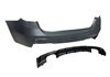 Paragolpes Trasero BMW F31 Look M Performance 2 Salidas doble