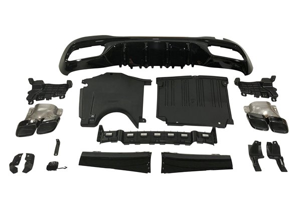 Difusor Trasero Mercedes W206 Sedan / SW Look C63