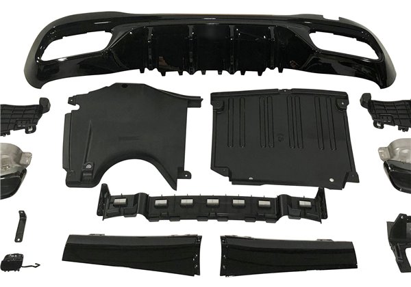 Difusor Trasero Mercedes W206 Sedan / SW Look C63