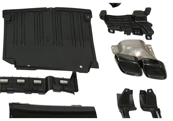 Difusor Trasero Mercedes W206 Sedan / SW Look C63