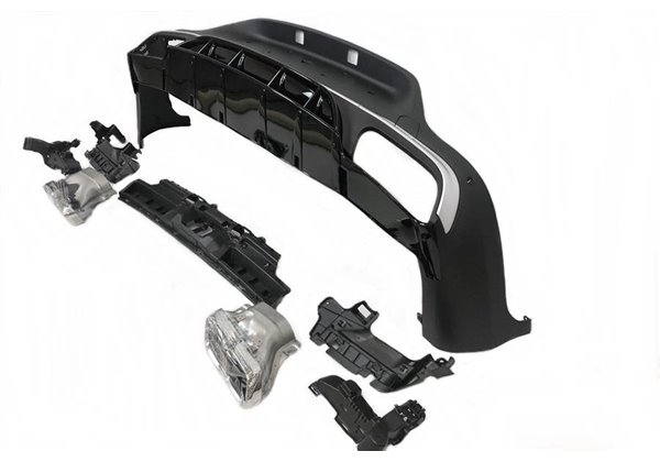 Difusor Trasero Mercedes GLC X253 COUPE 2020+ Look GLC63