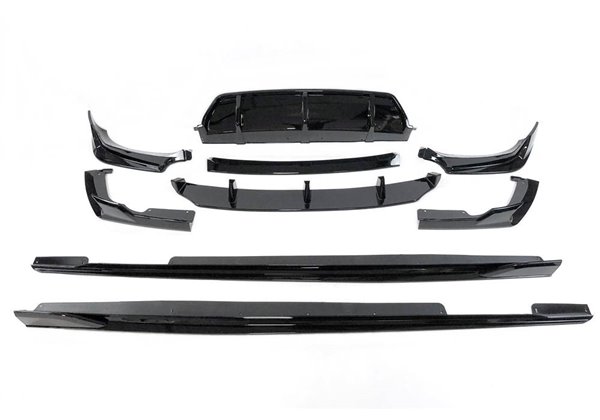 Kit De Carrocería BMW G06 X6 Look M Performance Brillante Negro