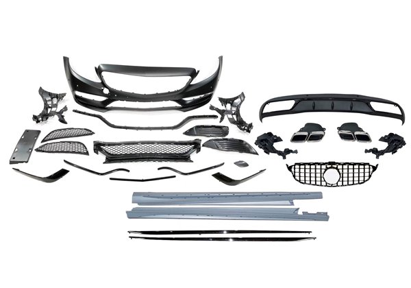 Kit De Carrocería Mercedes W205 2014-2018 4P / SW Look C63