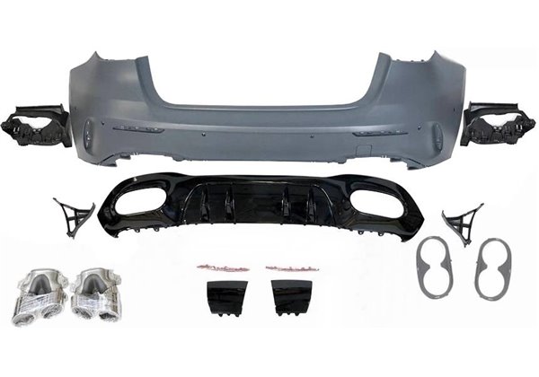 Paragolpes Trasero Mercedes W177 Look A45