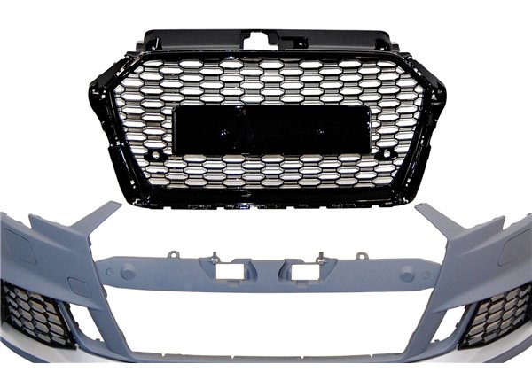 Paragolpes Delantero Audi A3 2016-2019 4 Puertas / Cabriolet Look RS3
