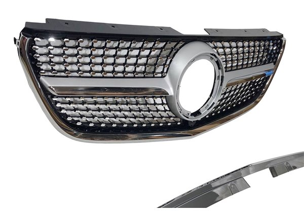 Parrilla Mercedes Vito W447 2022+ Look Diamond