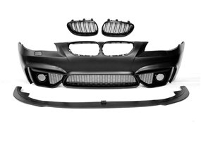 Paragolpes Delantero BMW E60 04-09 Look M4 Parrillas