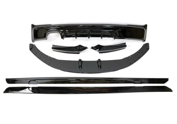Kit De Carrocería BMW F22 / F23 Look M Performance Brillante Negro 1 Salida