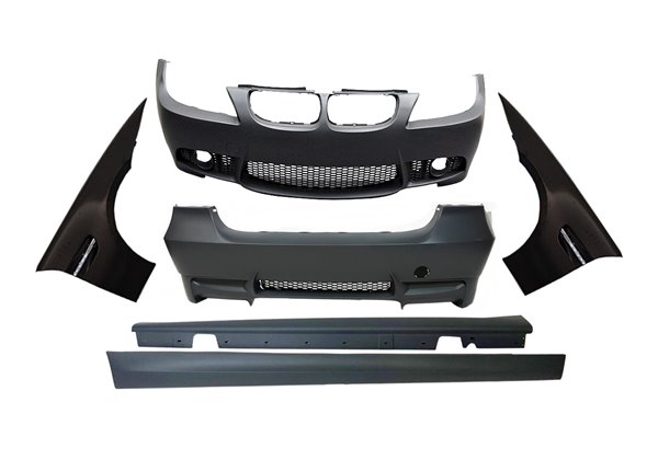 Kit De Carrocería BMW E90 2009 LCI Look M3 Con Aletas
