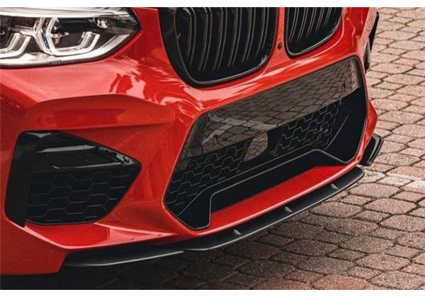 Spoiler Delantero BMW G01/G02 X3M/X4M Look Performance Brillante Negro