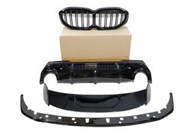 Kit De Carrocería BMW F40 Look M Performance Negro Brillante