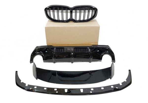 Kit De Carrocería BMW F40 Look M Performance Negro Brillante