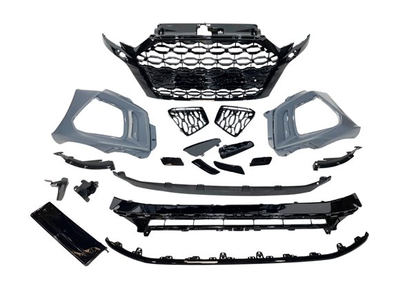 Paragolpes Delantero Audi A3 3 Puertas / Sportback 2017-2019 Look RS3 21