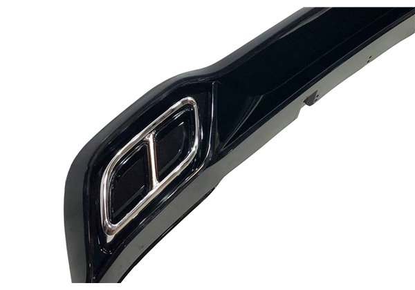 Difusor Trasero Volkswagen Golf 8 2019-2023 Negro brillante Look RLine