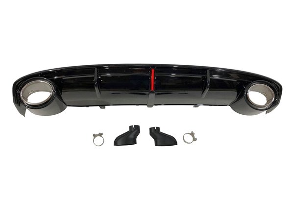 Difusor Trasero Audi A7 2011-2014 Look RS7 para SLine / S7