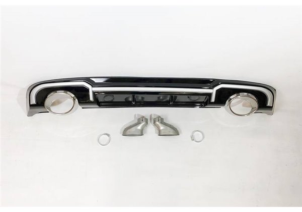 Difusor Trasero Audi A3 2016-2019 Sportback Look RS3