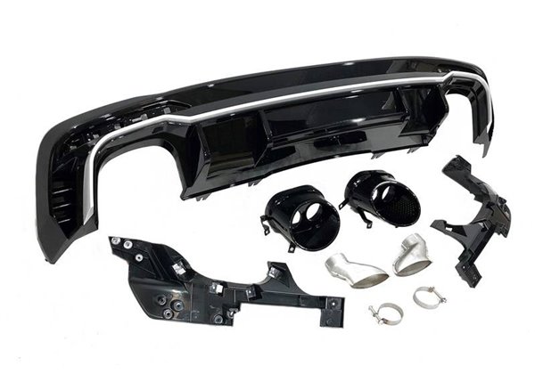 Difusor Trasero Audi A4 2020+ Look RS4