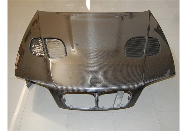 Capó Carbono BMW E46 '98-01 4P Look M3 GTR