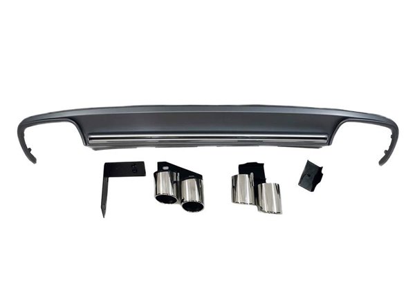 Difusor Trasero Audi A4 B8 4P / Avant 13-15 Look S4