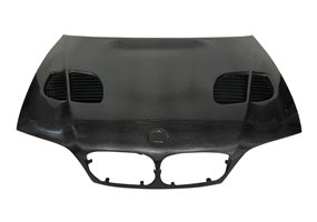 Capó Carbono BMW E46 '02-06 2P. Look M3 GTR C/T