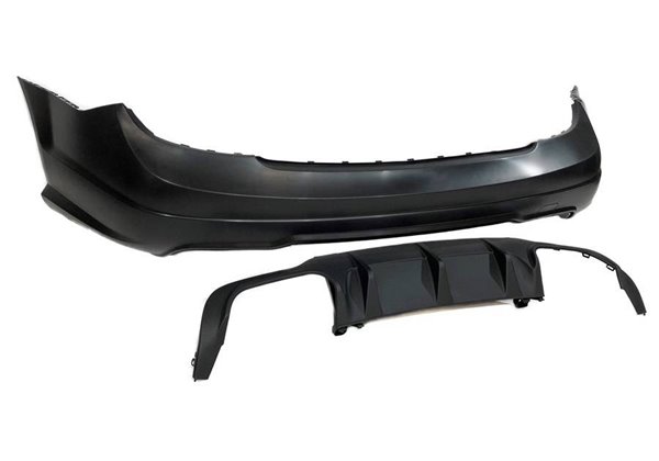 Paragolpes Trasero Mercedes W204 2/4 Puertas Look AMG 11-13