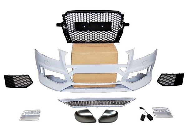 Paragolpes Delantero Audi Q5 2012-2016 Look RSQ5 Cubre espejos