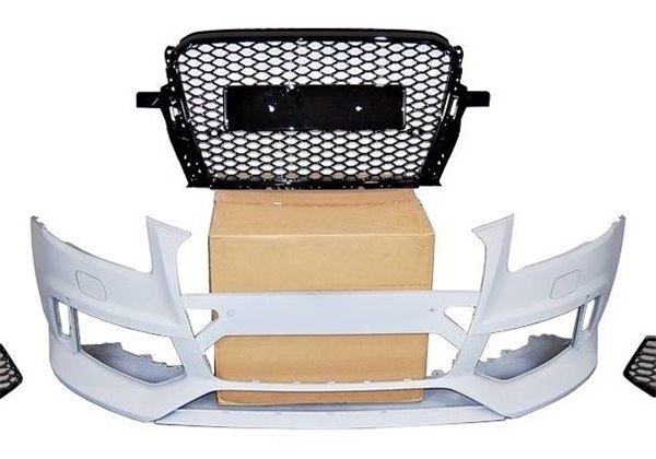Paragolpes Delantero Audi Q5 2012-2016 Look RSQ5 Cubre espejos