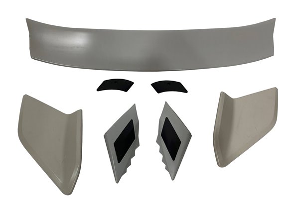 Alerón Honda Civic MK10 Hatchback 2016+ look Type R Mod  2