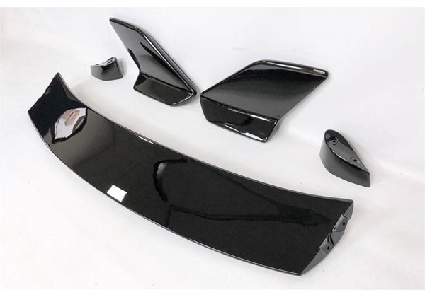 Alerón Honda Civic 2020 look Type R Negro brillante