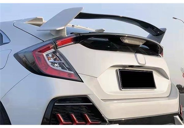 Alerón Honda Civic 2020 look Type R Negro brillante
