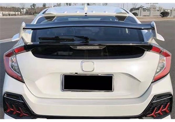 Alerón Honda Civic 2020 look Type R Negro brillante