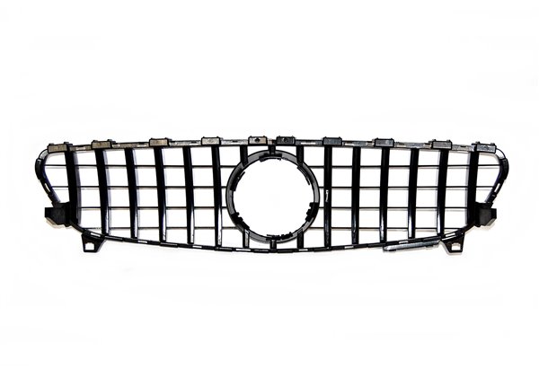 Parrilla Mercedes W176 2016-2018 Look GT Negro brillante