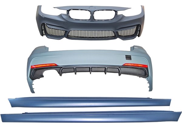 Spoiler Delantero Mercedes W204 C63 2011-2014 Carbono