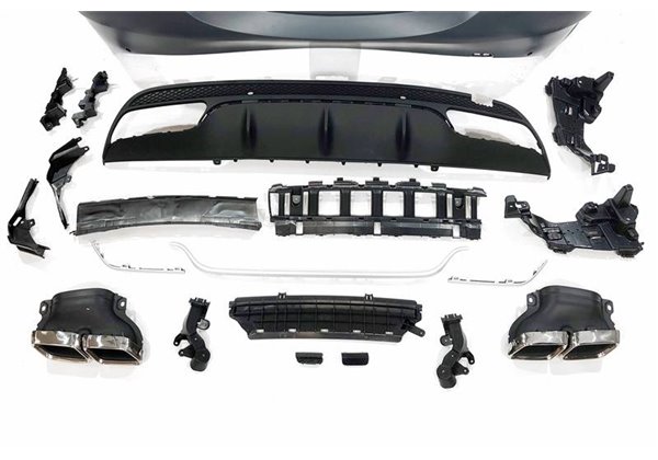 Spoiler Delantero Volkswagen Golf 7.5 R20 Negro Brillante