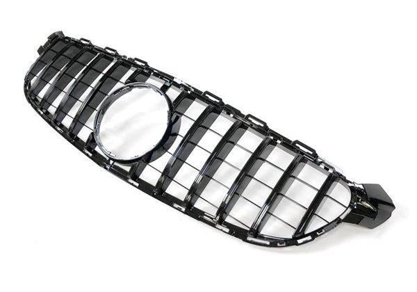 Parrilla Mercedes W205 C63 Look GT Negro Brillante