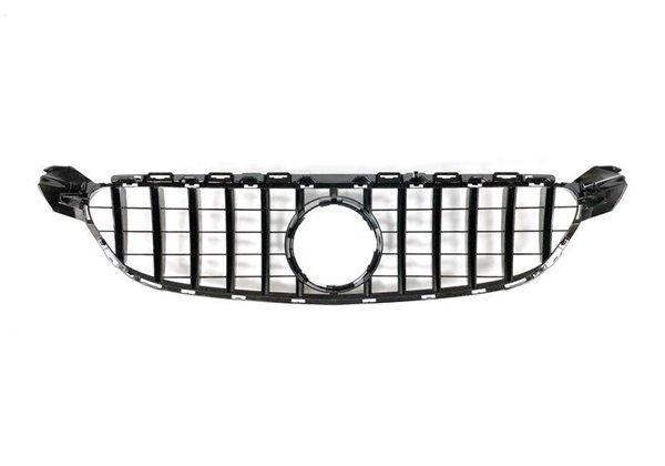 Parrilla Mercedes W205 C63 Look GT Negro Brillante