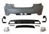 Paragolpes Trasero Mercedes W176 2012-2018 A45 Look AMG Sensores