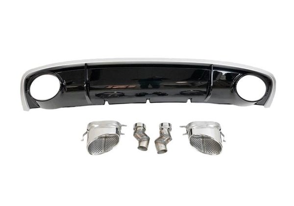 Difusor Trasero Audi A4 B8 4P / Avant 12-15 Look RS4