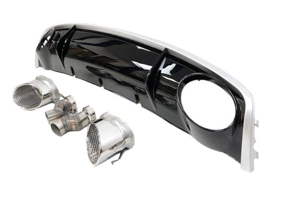 Difusor Trasero Audi A4 B8 4P / Avant 12-15 Look RS4