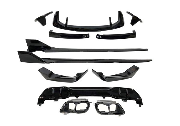 Kit De Carrocería BMW G05 X5 LCI 2023+ Look M Performance Brillante Negro