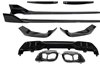 Kit De Carrocería BMW G05 X5 LCI 2023+ Look M Performance Brillante Negro