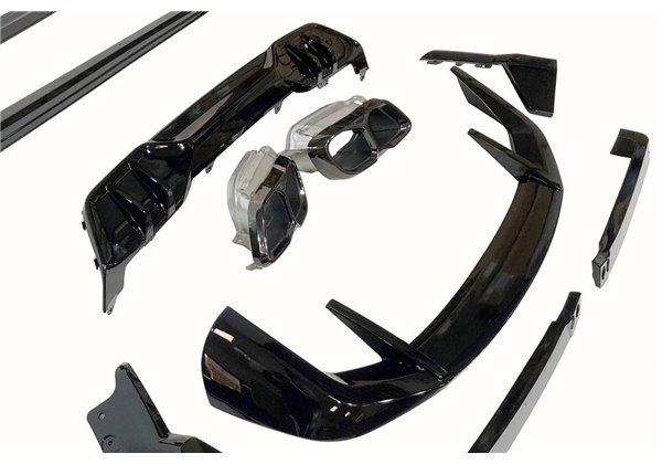 Kit De Carrocería BMW G05 X5 LCI 2023+ Look M Performance Brillante Negro